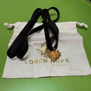 Tallen Velvet Ribbon Necklace